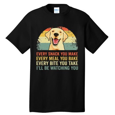 Yellow Labrador Lab Dad Yellow Labrador Retriever Tall T-Shirt