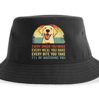 Yellow Labrador Lab Dad Yellow Labrador Retriever Sustainable Bucket Hat