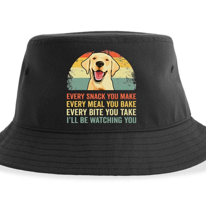 Yellow Labrador Lab Dad Yellow Labrador Retriever Sustainable Bucket Hat