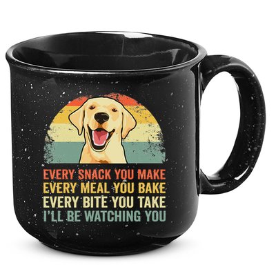 Yellow Labrador Lab Dad Yellow Labrador Retriever 15oz Campfire Ceramic Mug