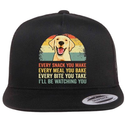 Yellow Labrador Lab Dad Yellow Labrador Retriever Flatbill Hat
