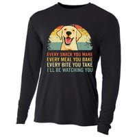 Yellow Labrador Lab Dad Yellow Labrador Retriever Cooling Performance Long Sleeve Crew