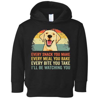 Yellow Labrador Lab Dad Yellow Labrador Retriever Toddler Hoodie