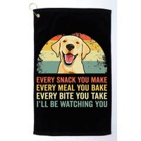 Yellow Labrador Lab Dad Yellow Labrador Retriever Golf Towel