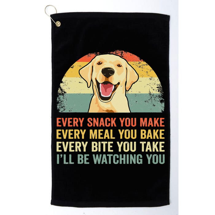 Yellow Labrador Lab Dad Yellow Labrador Retriever Golf Towel