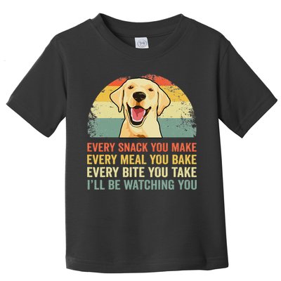 Yellow Labrador Lab Dad Yellow Labrador Retriever Toddler T-Shirt