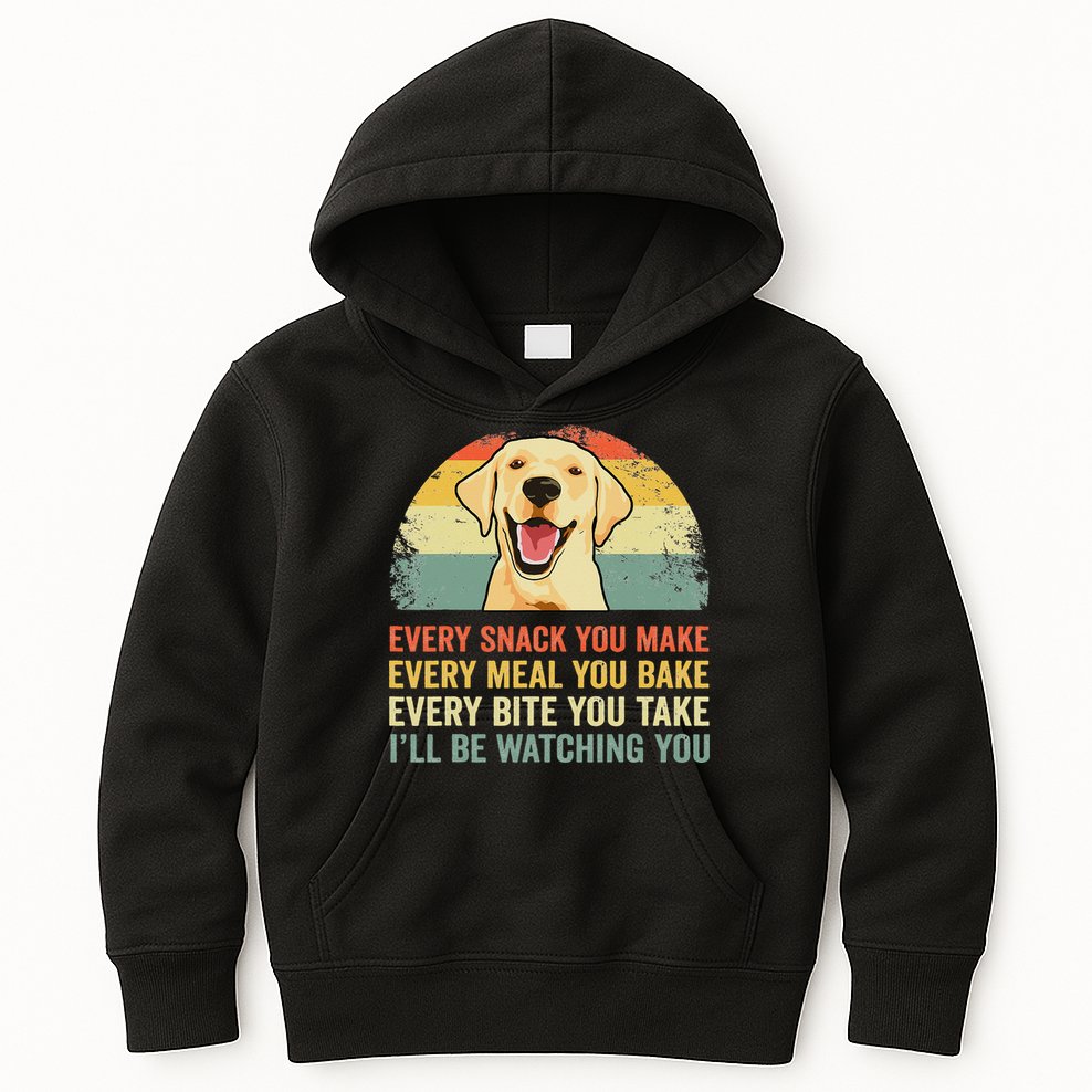 Yellow Labrador Lab Dad Yellow Labrador Retriever Kids Hoodie