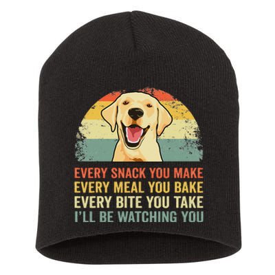 Yellow Labrador Lab Dad Yellow Labrador Retriever Short Acrylic Beanie