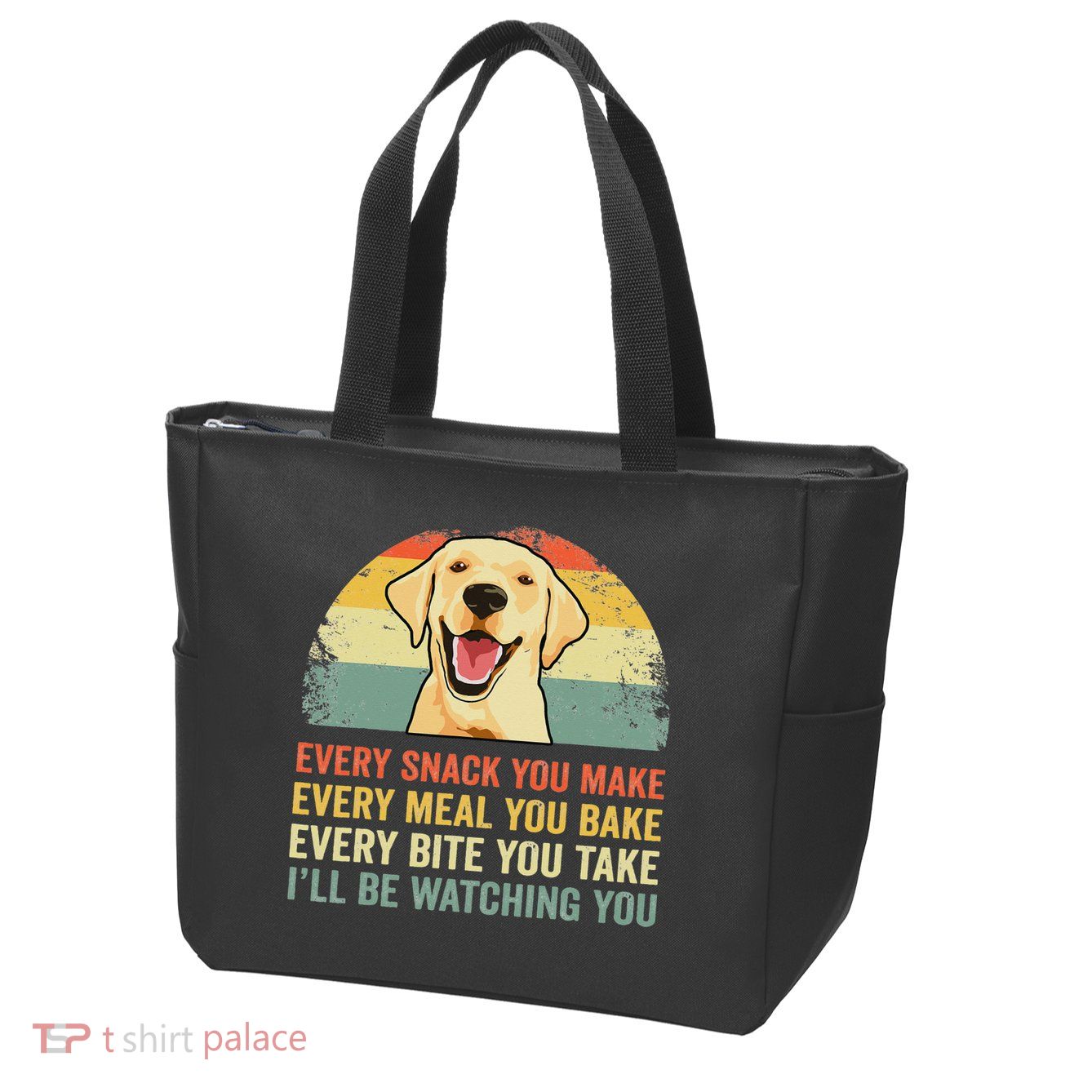 Yellow Labrador Lab Dad Yellow Labrador Retriever Zip Tote Bag