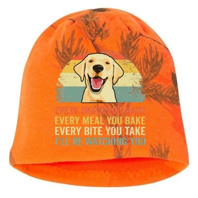 Yellow Labrador Lab Dad Yellow Labrador Retriever Kati - Camo Knit Beanie