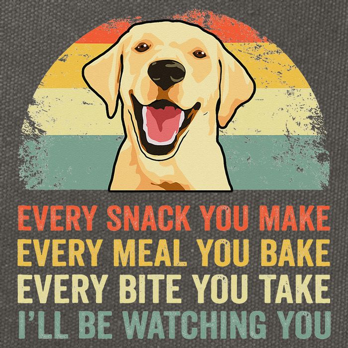 Yellow Labrador Lab Dad Yellow Labrador Retriever Cotton Canvas Backpack