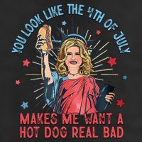 You Look Like 4th Of July Makes Me Want A Hot Dog Real Bad Adult Drive Performance Visor