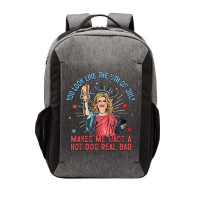 You Look Like 4th Of July Makes Me Want A Hot Dog Real Bad Vector Backpack