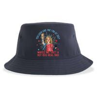 You Look Like 4th Of July Makes Me Want A Hot Dog Real Bad Sustainable Bucket Hat