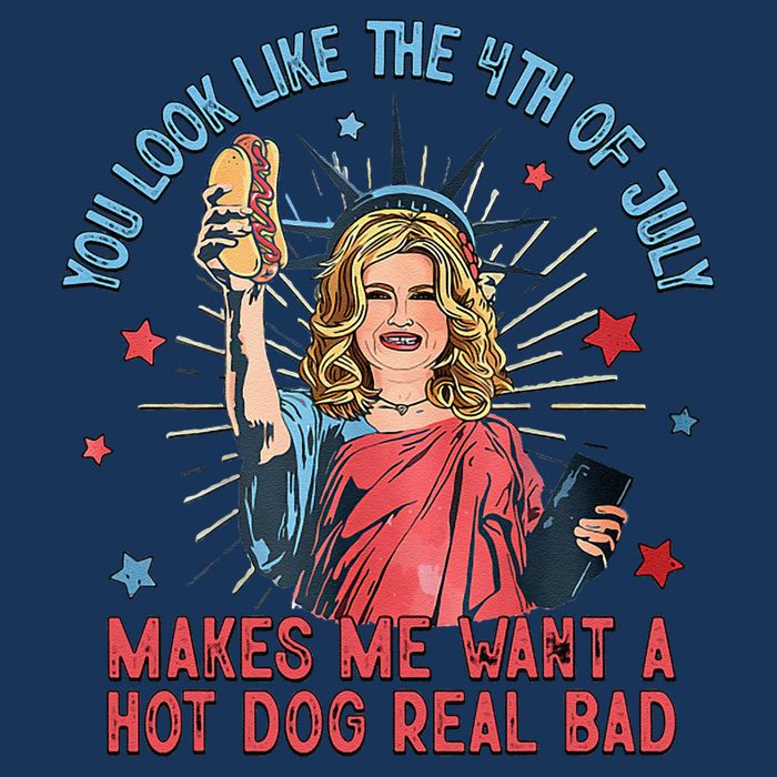 You Look Like 4th Of July Makes Me Want A Hot Dog Real Bad 25L Jumbo Tote