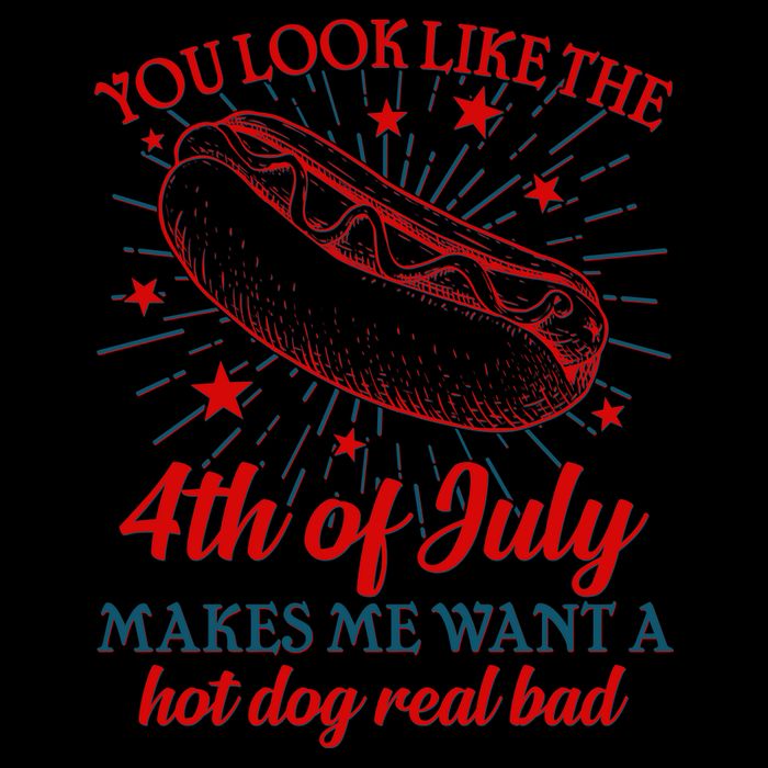 You Look Like The 4th Of July Makes Me Want A Hotdog Real Bad 16oz Travel Tumbler