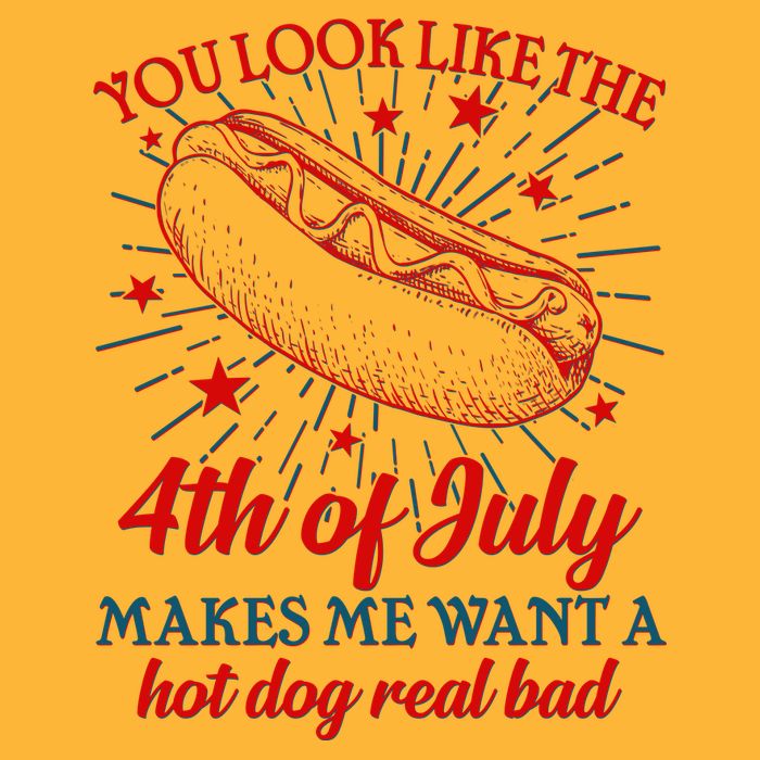 You Look Like The 4th Of July Makes Me Want A Hotdog Real Bad Pom Pom 12in Knit Beanie