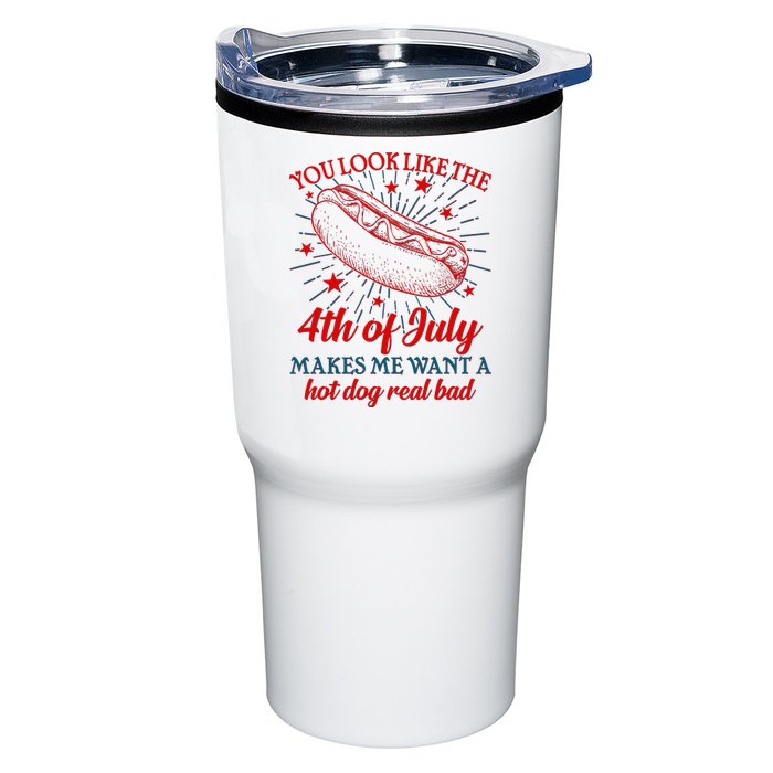 You Look Like The 4th Of July Makes Me Want A Hotdog Real Bad Tumbler