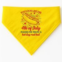 You Look Like The 4th Of July Makes Me Want A Hotdog Real Bad USA-Made Doggie Bandana