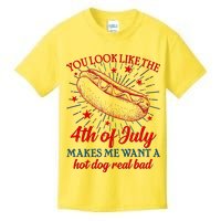You Look Like The 4th Of July Makes Me Want A Hotdog Real Bad Kids T-Shirt