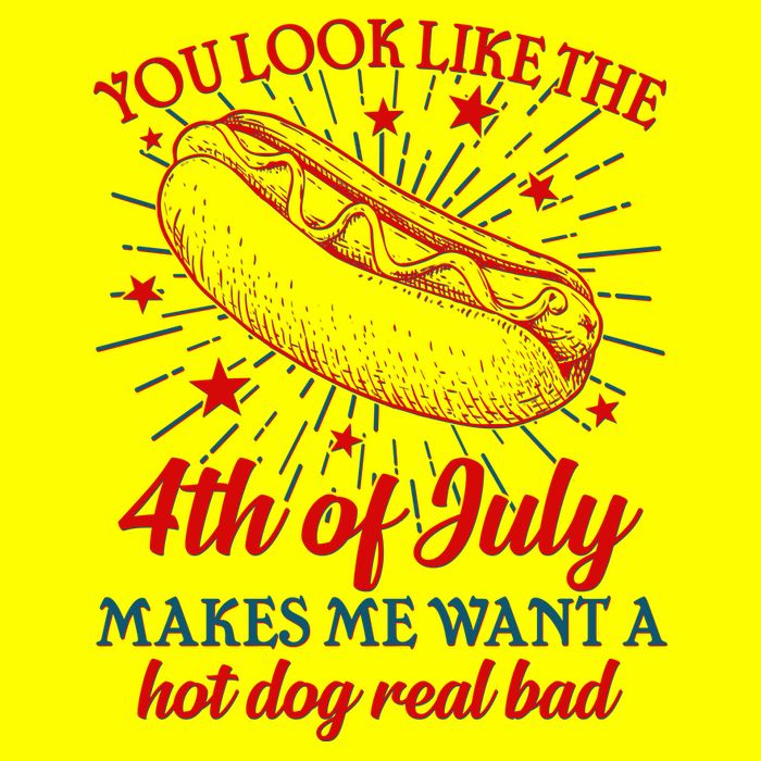 You Look Like The 4th Of July Makes Me Want A Hotdog Real Bad Kids T-Shirt