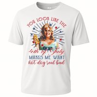 You Look Like 4th Of July Makes Me Want A Hot Dog Real Bad Performance Shirt