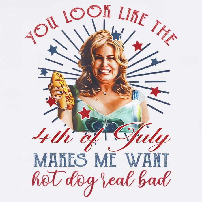 You Look Like 4th Of July Makes Me Want A Hot Dog Real Bad Tall T-Shirt