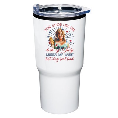 You Look Like 4th Of July Makes Me Want A Hot Dog Real Bad Tumbler