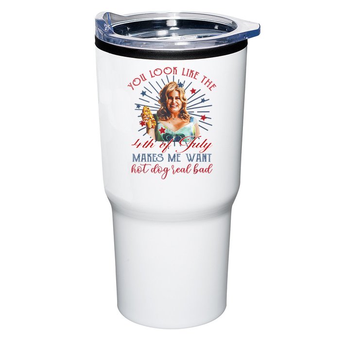 You Look Like 4th Of July Makes Me Want A Hot Dog Real Bad Tumbler
