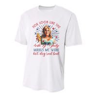 You Look Like 4th Of July Makes Me Want A Hot Dog Real Bad Youth Performance Sprint T-Shirt