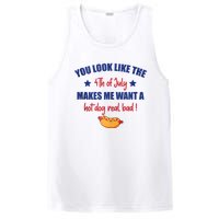 You Look Like 4th Of July Makes Me Want A Hot Dog Real Bad PosiCharge Competitor Tank