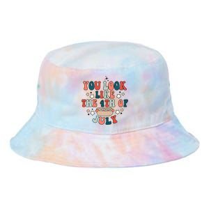 You Look Like The 4th Of July Tie Dye Newport Bucket Hat