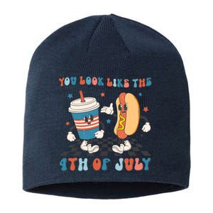 You Look Like The 4th Of July Makes Me Want A Hot Dog Gift Sustainable Beanie