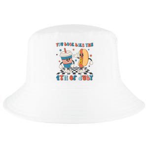 You Look Like The 4th Of July Makes Me Want A Hot Dog Gift Cool Comfort Performance Bucket Hat