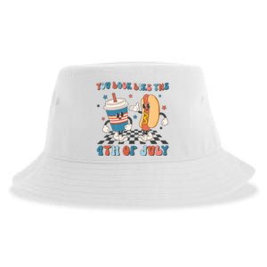 You Look Like The 4th Of July Makes Me Want A Hot Dog Gift Sustainable Bucket Hat