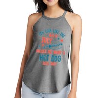You Look Like 4th Of July Makes Me Want A Hot Dog Real Bad Women's Perfect Tri Rocker Tank