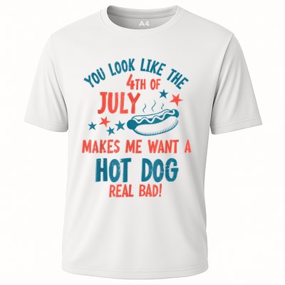 You Look Like 4th Of July Makes Me Want A Hot Dog Real Bad Performance Shirt