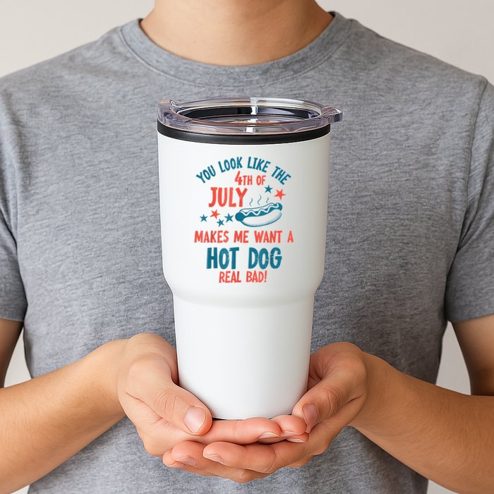 You Look Like 4th Of July Makes Me Want A Hot Dog Real Bad Tumbler