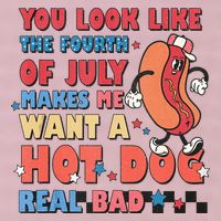 You Look Like 4th Of July Makes Me Want A Hot Dog Real Bad 25L Jumbo Tote