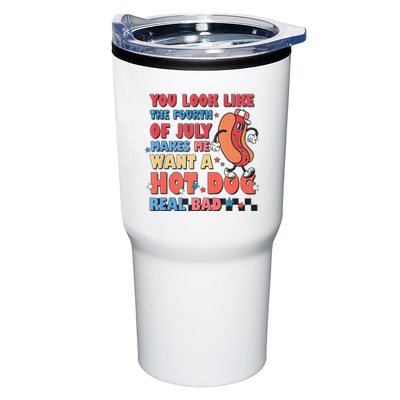 You Look Like 4th Of July Makes Me Want A Hot Dog Real Bad Tumbler