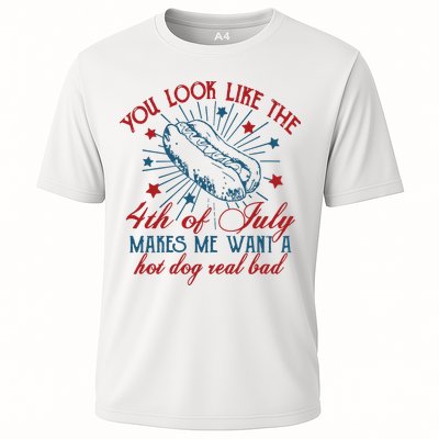 You Look Like The 4th Of July Makes Me Want A Hot Dog Real Bad Performance Shirt
