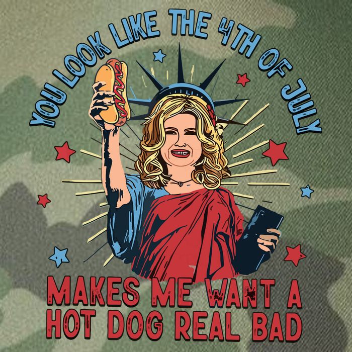 You Look Like The 4th Of July Makes Me Want Hot Dog Real Bad Legacy Tie Dye Trucker Hat