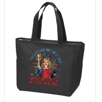 You Look Like The 4th Of July Makes Me Want Hot Dog Real Bad Zip Tote Bag