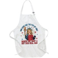 You Look Like The 4th Of July Makes Me Want Hot Dog Real Bad Apron