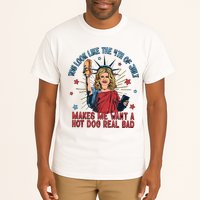 You Look Like The 4th Of July Makes Me Want Hot Dog Real Bad Tall T-Shirt