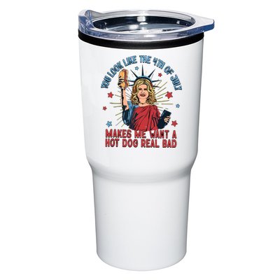 You Look Like The 4th Of July Makes Me Want Hot Dog Real Bad Tumbler