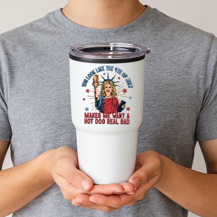 You Look Like The 4th Of July Makes Me Want Hot Dog Real Bad Tumbler