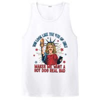 You Look Like The 4th Of July Makes Me Want Hot Dog Real Bad PosiCharge Competitor Tank