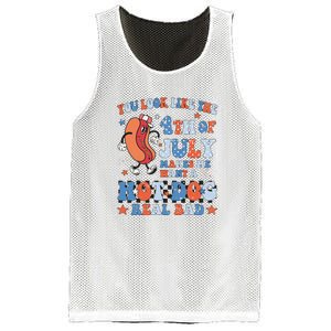 You Look Like 4th Of July Makes Me Want A Hot Dog Real Bad Mesh Reversible Basketball Jersey Tank