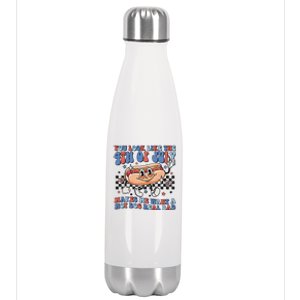 You Look Like The 4th Of July Makes Me Want A Hot Dog Stainless Steel Insulated Water Bottle